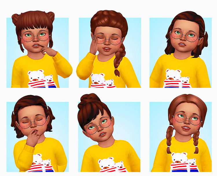 Toddler Hair Dump (Female) by naevys-sims Sims 4 CC