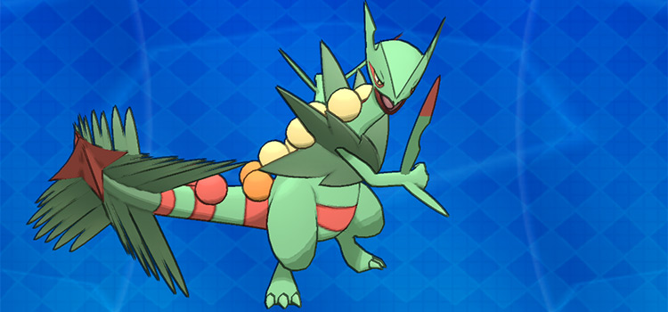 Mega Sceptile Close-up in Pokémon ORAS