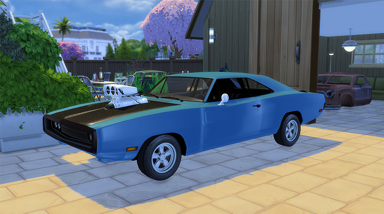 Dodge Charger R/T (1970) Sims 4 CC