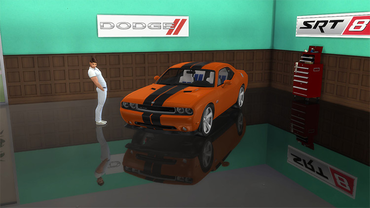 Dodge Challenger SRT8 (2008) Sims 4 CC