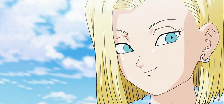 Android 18 Screenshot from DBZ Anime
