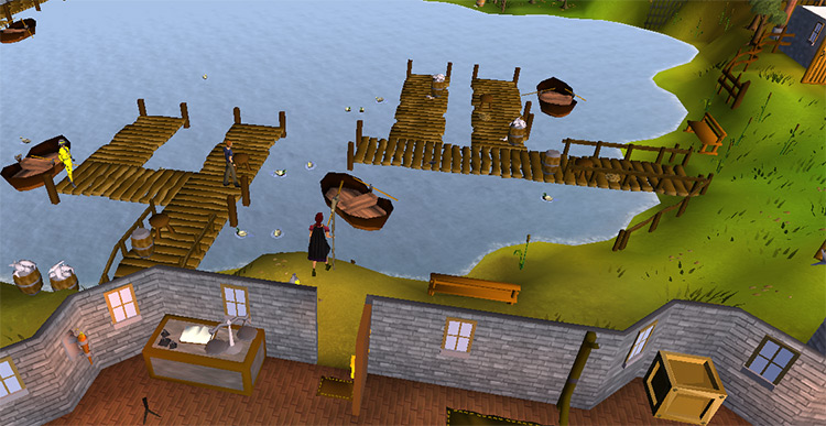 The fishing guild’s platforms / OSRS