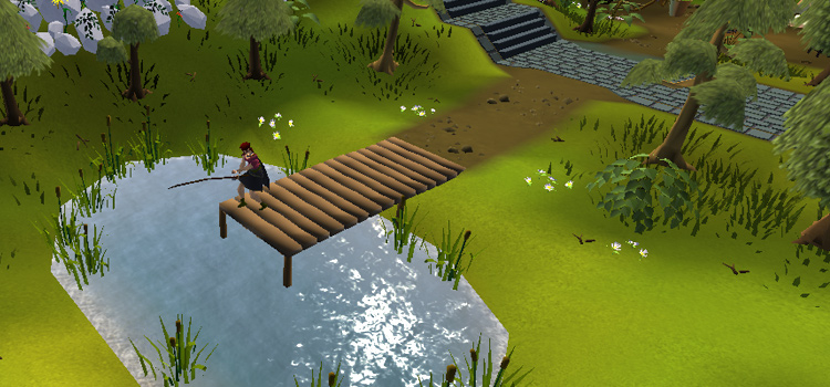 Fishing Outside Kourends Castle in OSRS