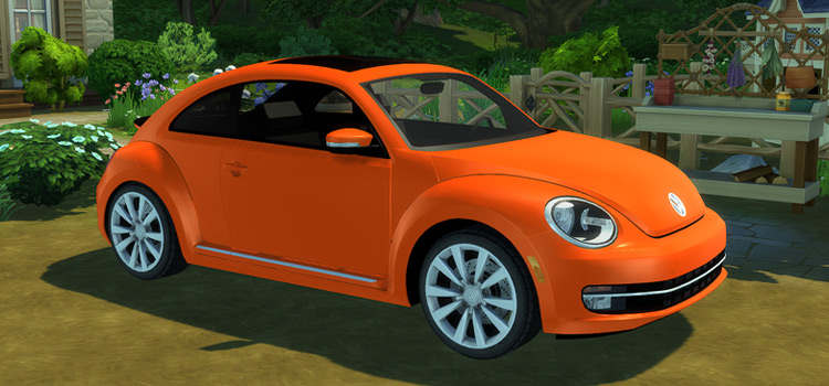 Orange Volkswagen Beetle Turbo (TS4 CC)