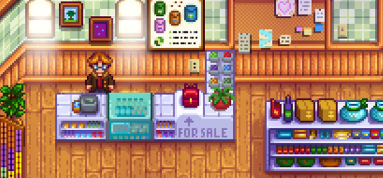 Immersive Shops Mod with Pierre (Stardew)