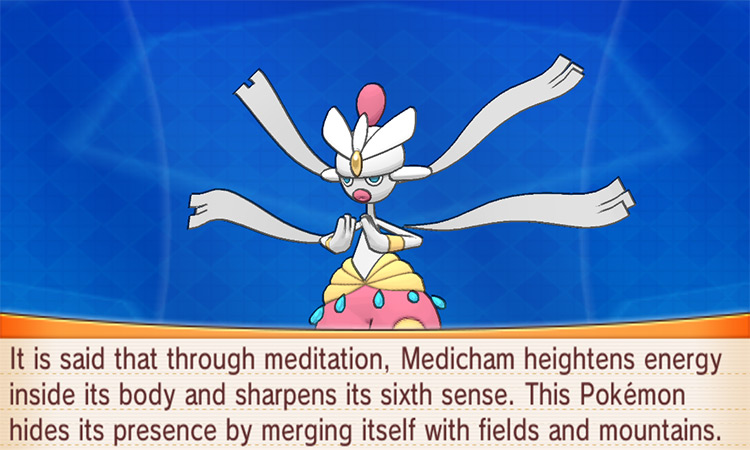 Mega Medicham in Pokemon Omega Ruby and Alpha Sapphire screenshot