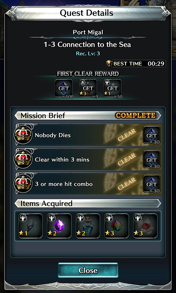 1-3 Connection to the Sea (Drops) / Last Cloudia