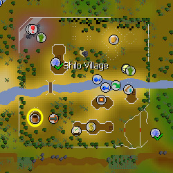 Shilo Village map / Old School RuneScape