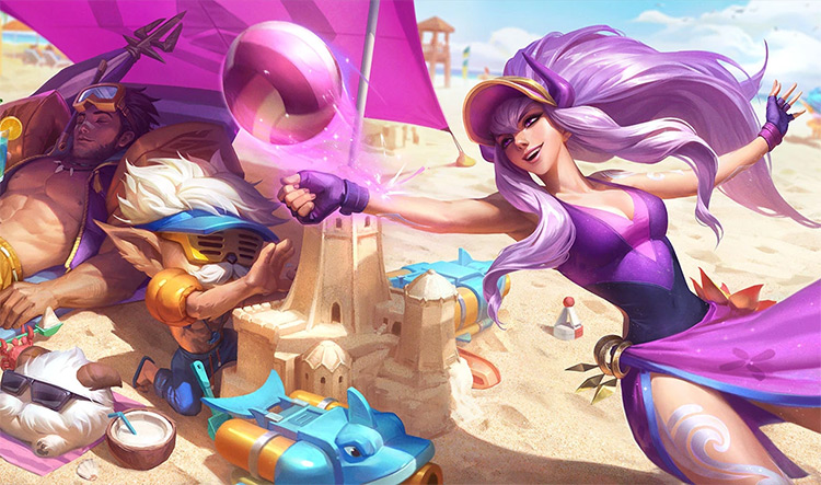 Pool Party Syndra Skin Splash Image from League of Legends