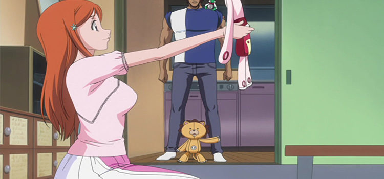 Orihime Cute Screenshot from Bleach Anime