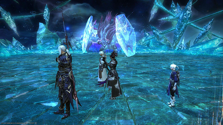 Rhitahtyn Trial boss, soon to be removed from the Trial Roulette / FFXIV