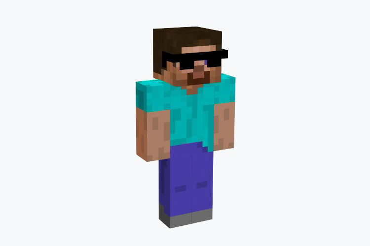 Sunglasses Steve Minecraft Skin