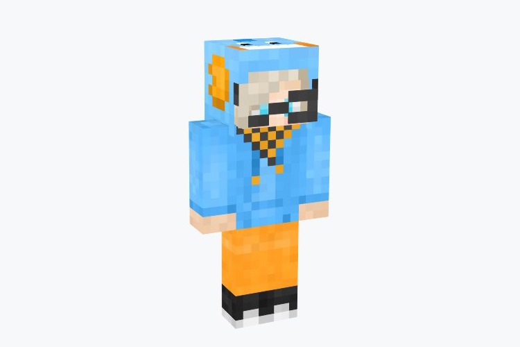 Mudkip Hoodie Boy Minecraft Skin