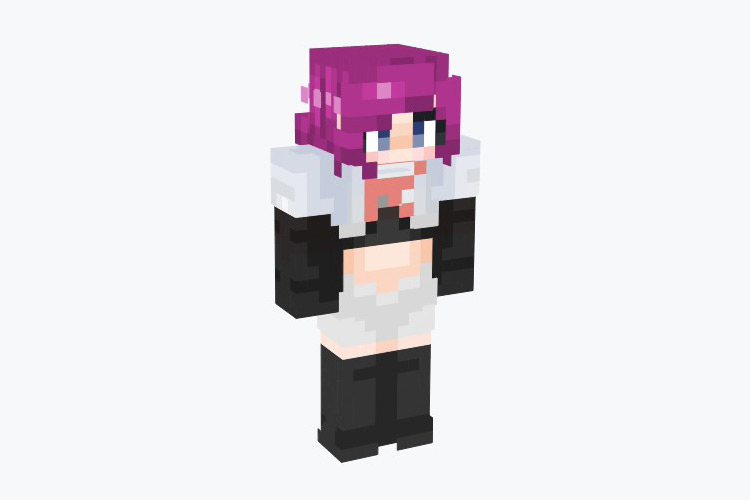 Jesse Team Rocket (Anime) Minecraft Skin