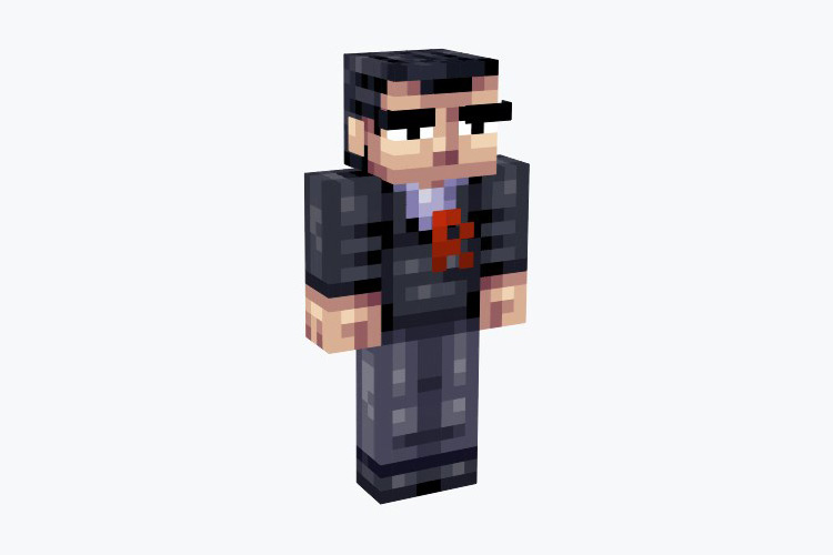 Giovanni (Team Rocket) Skin For Minecraft
