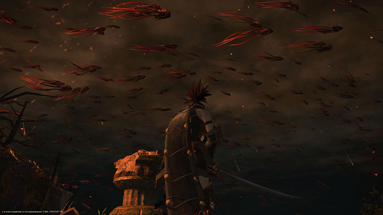 The Horrors unleashed on Thavnair by the Song of Oblivion in Vanaspati / FFXIV