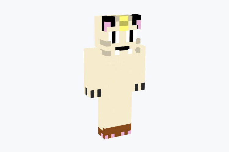 Meowth Minecraft Skin