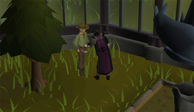 Pickpocketing a Master Farmer in the Farming Guild / OSRS