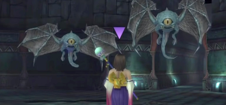 Bat Eye fiends in Via Purifico dungeon (FFX HD)