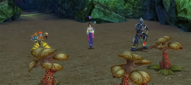 Thorn enemies in the Cavern of the Stolen Fayth / FFX HD