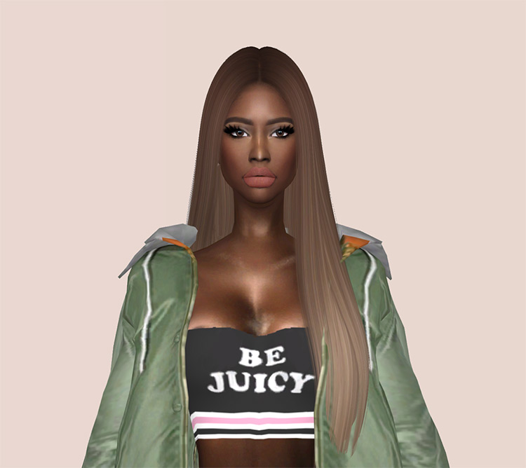 Be Juicy Bandeau by oversimply / Sims 4 CC