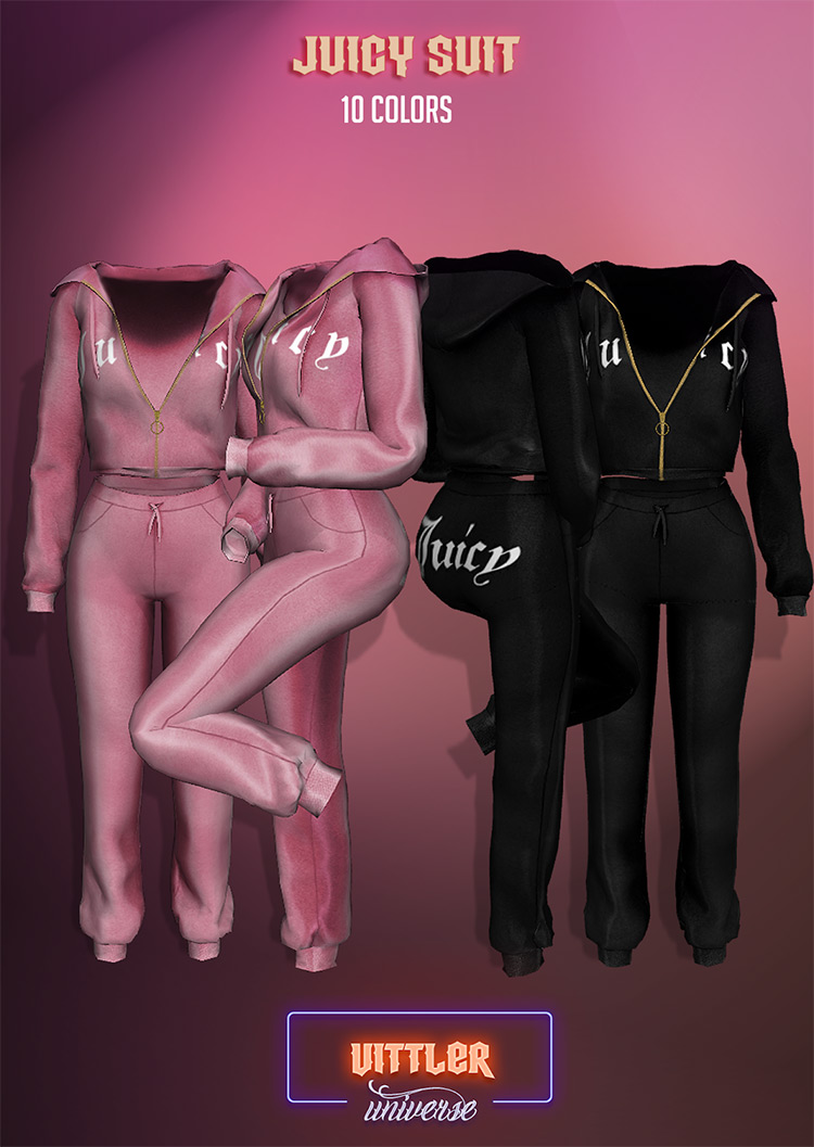 Juicy Suit TS4 by vittleruniverse / TS4 CC