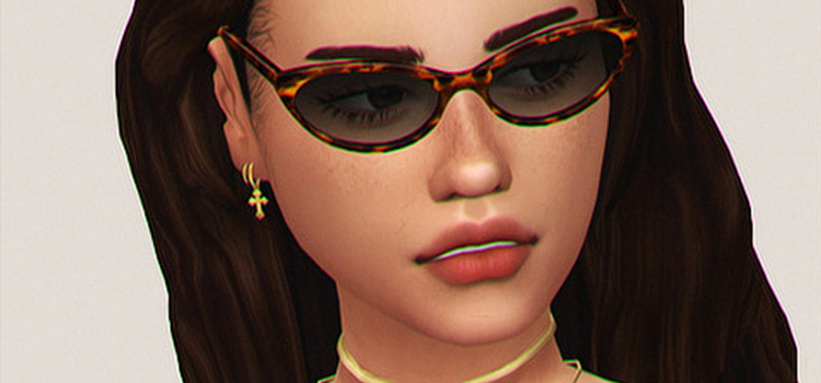 Female Cats Eyes Sunglasses CC (TS4 build)