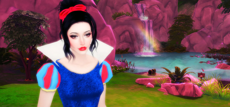 Snow White build by Katverse (TS4)