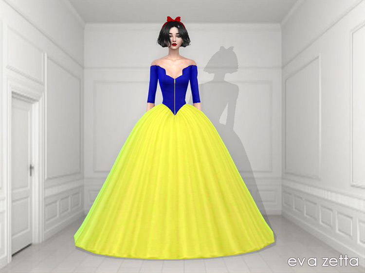 Snow White Dress / Sims 4 CC