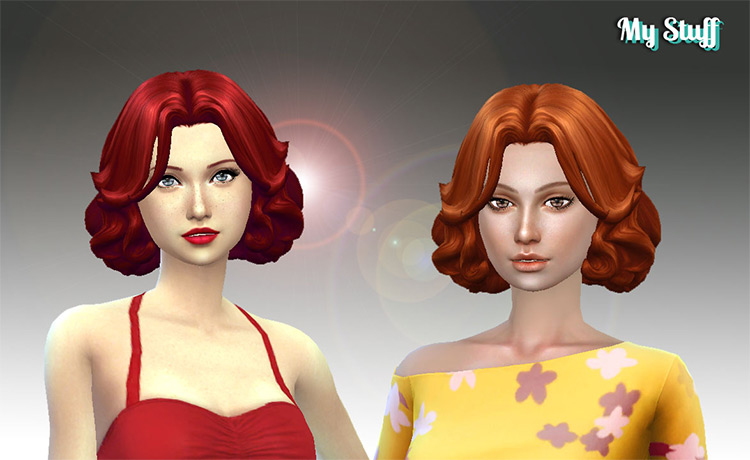 Jacqueline Short Hairstyle / Sims 4 CC