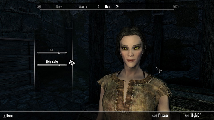 skyrim female character creation