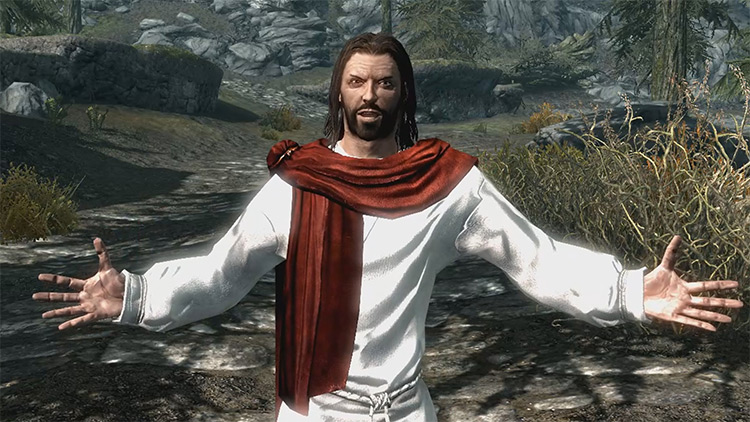 Jesus in Skyrim (Follower) mod for Skyrim