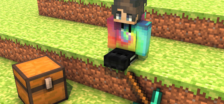 Rainbow hoodie boy skin (Minecraft)