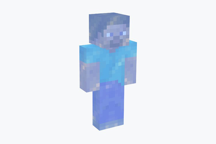 Frozen Steve Minecraft Skin