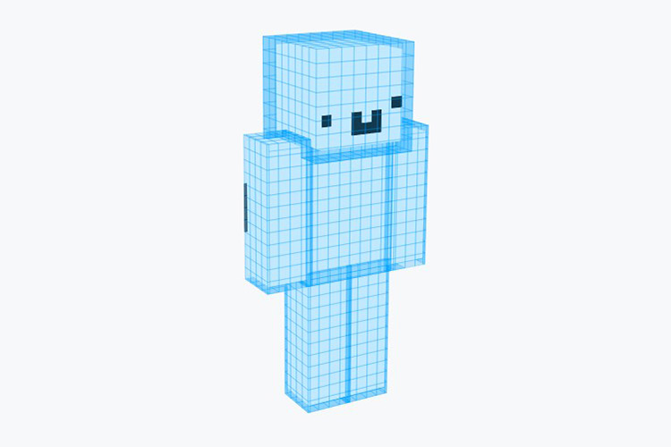 Derp Face Ice Cube Minecraft Skin