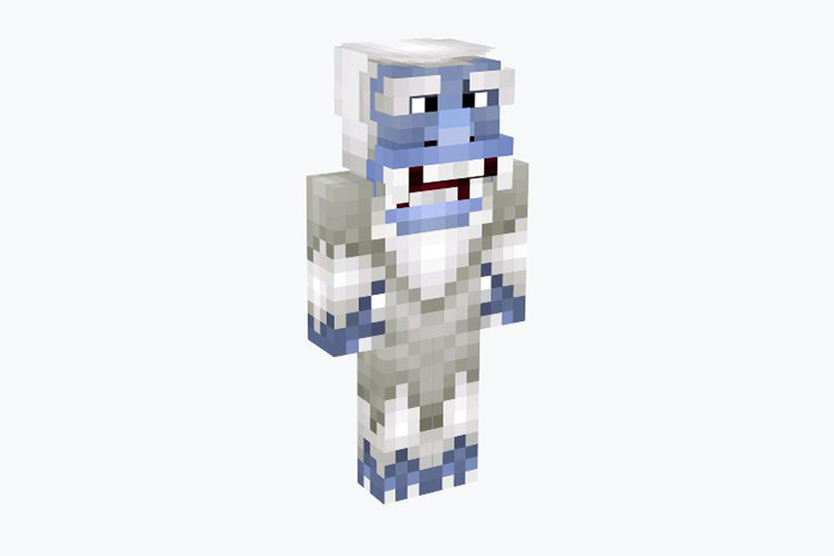 The Snow Yeti Minecraft Skin