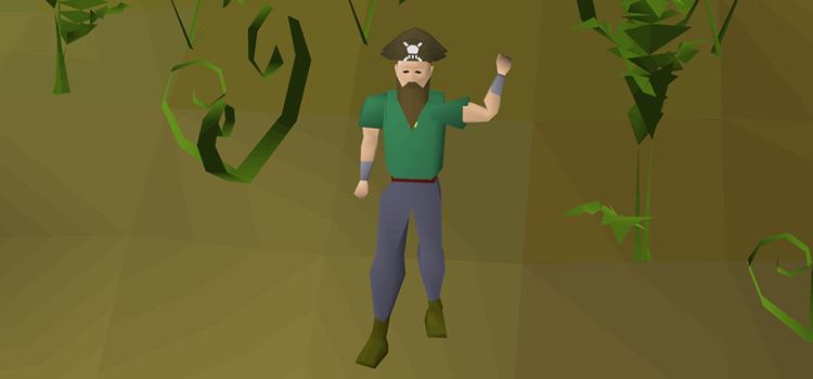 Player wearing Pirates Hat in OSRS