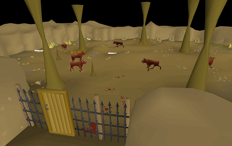 Hellhounds in Witchaven Dungeon / OSRS