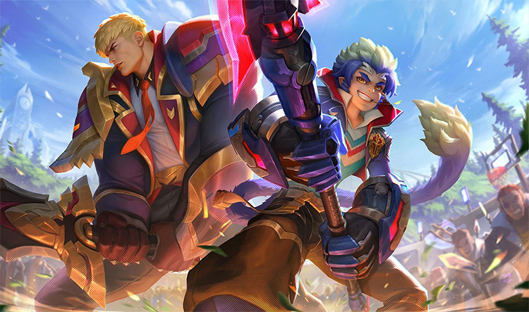 Battle Academia Wukong Skin Splash Image from League of Legends