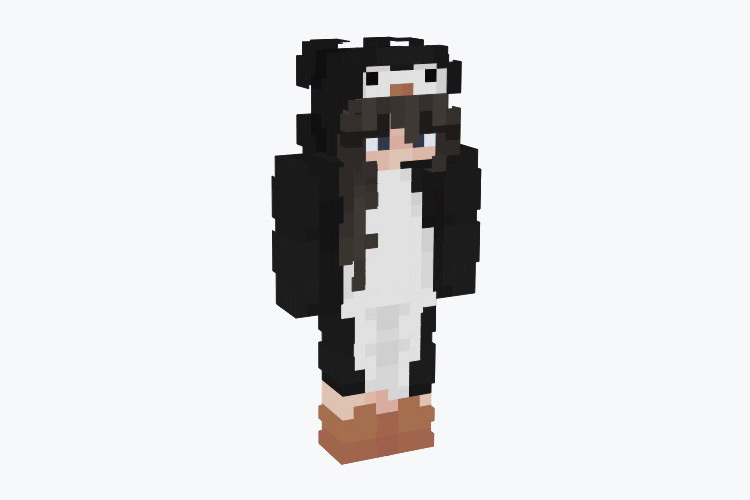 Penguin Onesie (Girl) Skin For Minecraft