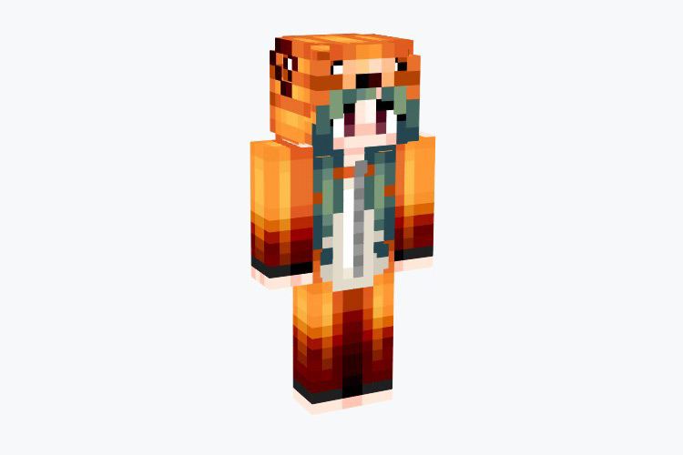 Fox Onesie (Girl) Minecraft Skin