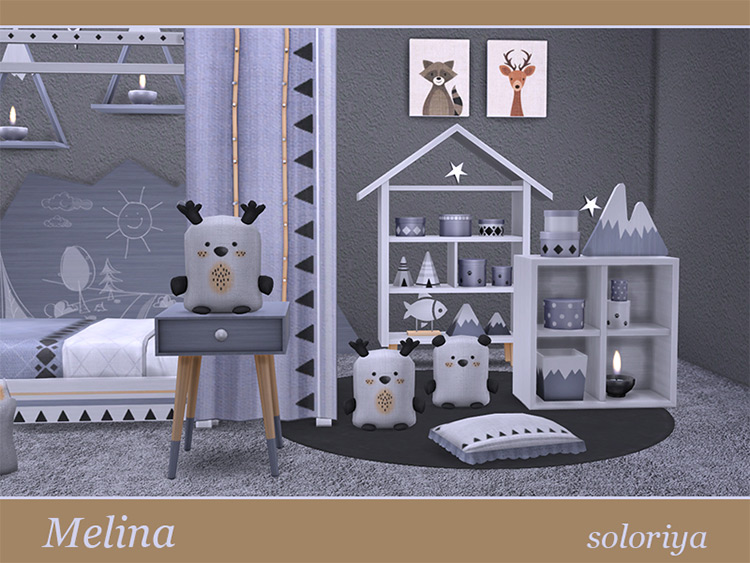 Melina Set by soloriya Sims 4 CC