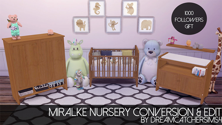Miralke Nursery Conversion/Edit by dreamcatchersims4 Sims 4 CC