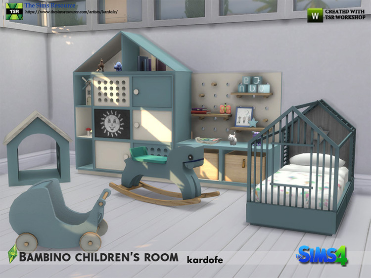 Kardofe_Bambino Children’s Room by kardofe for Sims 4