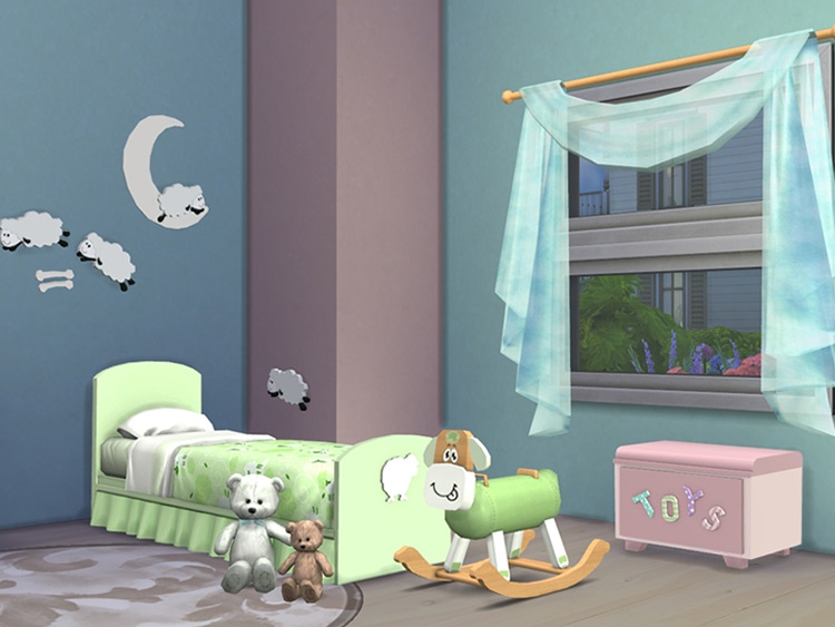 Kids Room Baby Sheep by Severinka_ Sims 4 CC