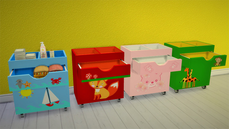 Little Nursery Table by budgie2budgie TS4 CC