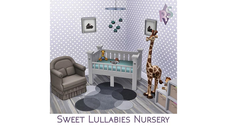 Sweet Lullabies Nursery by renorasims TS4 CC