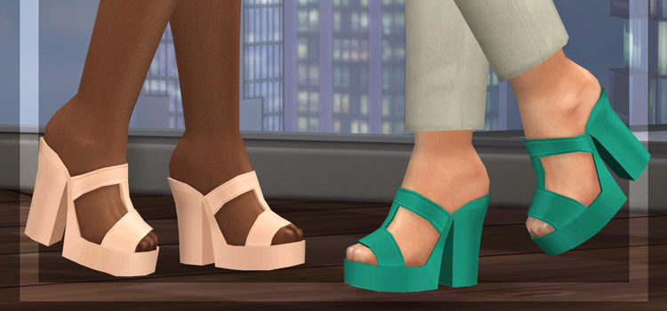 Best Sims 4 Maxis Match High Heels CC (All Free)