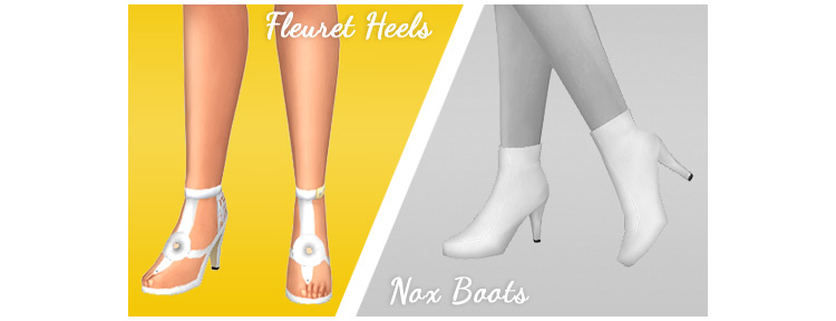 Final Fantasy XV Fleuret Heels CC for The Sims 4