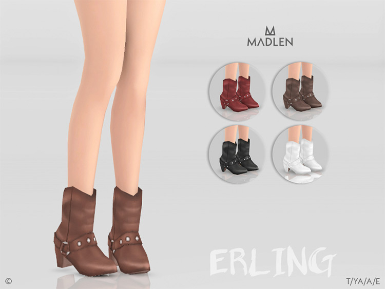 Madlen Erling Boots by MJ95 / Sims 4 CC